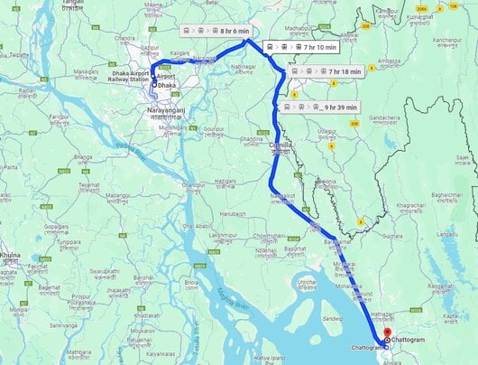 mohanagar provati train route