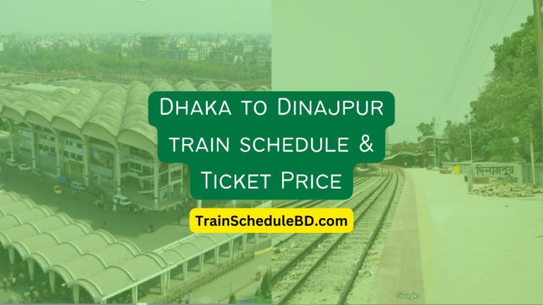 Dhaka to Dinajpur train schedule